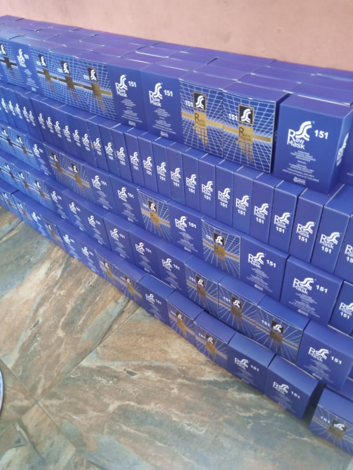 Raw Mask 151 perfume boxes